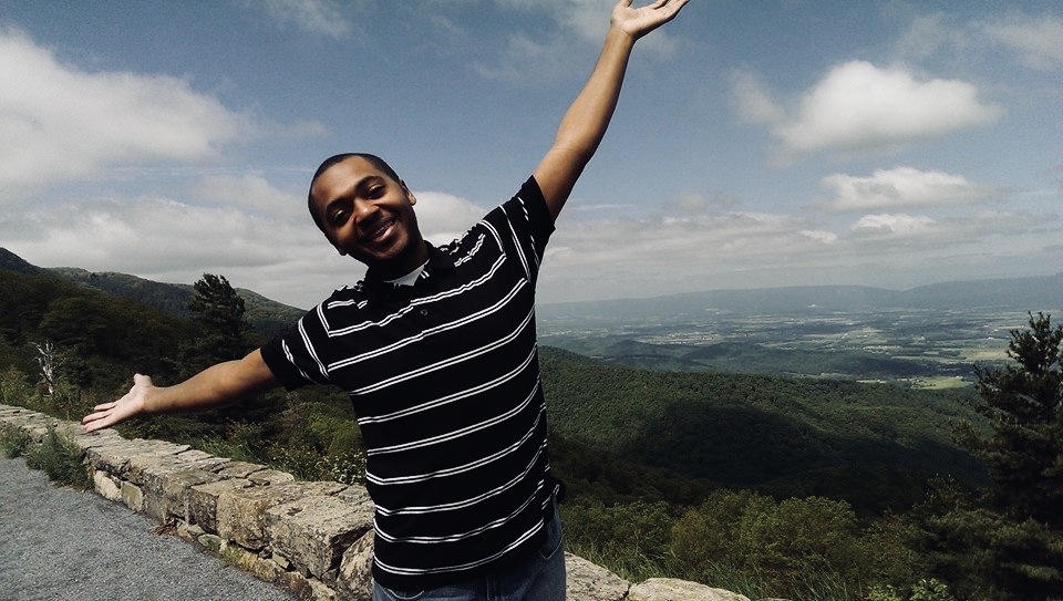 Picture of the author, Piérre Ramon Thomas, at Shenandoah National Park. Picture of the writer, Piérre Ramon Thomas, at Shenandoah National Park.